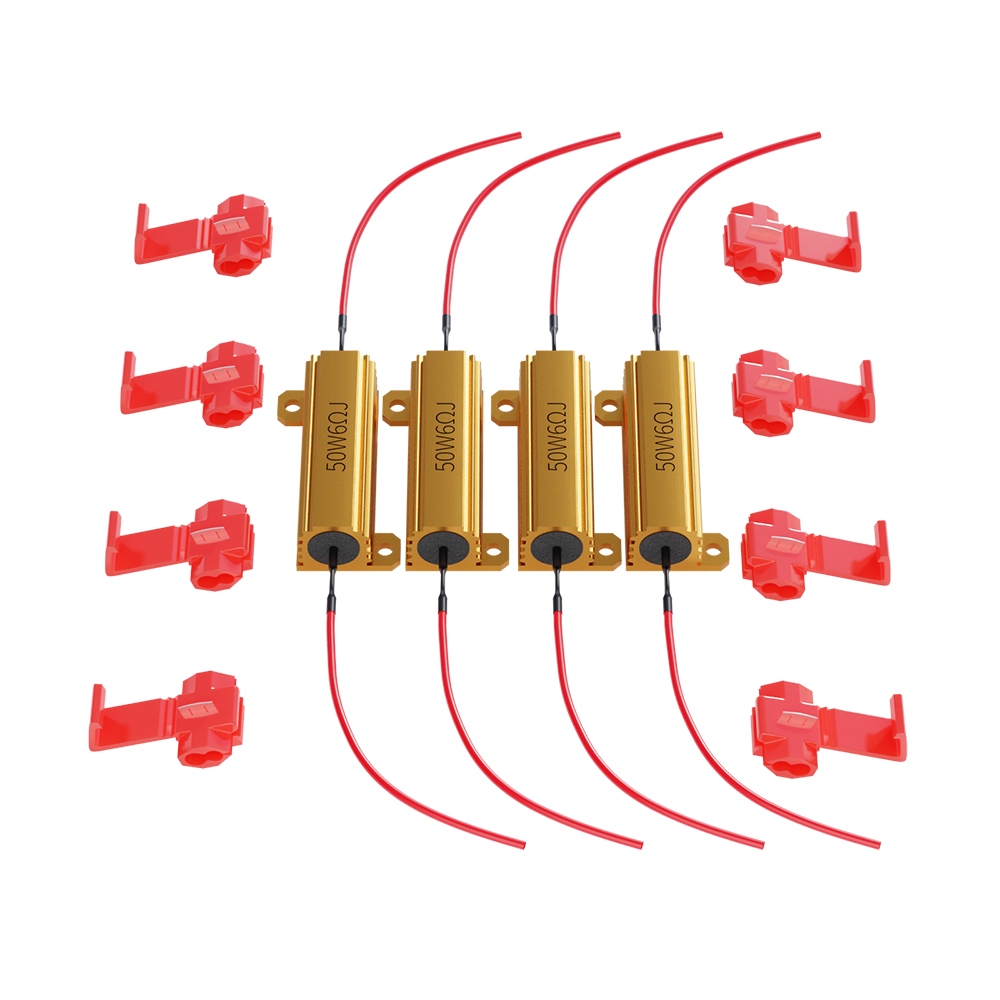 Automotive LED Tail Light Resistor 12V 24V 6R 8R 10R Steering Decoder Resistor