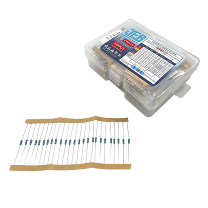 1/4W 0.25W E6 Resistor 740Pcs 37 Values 1 Ohm-1M Ohm ±1% ±5%