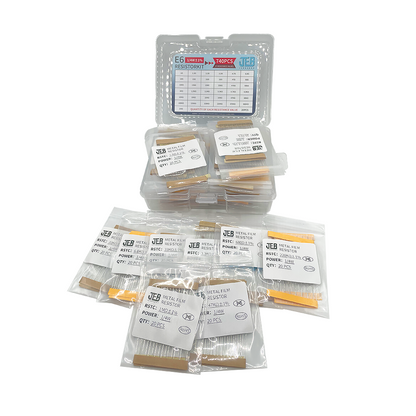 1/4W 0.25W E6 Resistor 740Pcs 37 Values 1 Ohm-1M Ohm ±1% ±5%