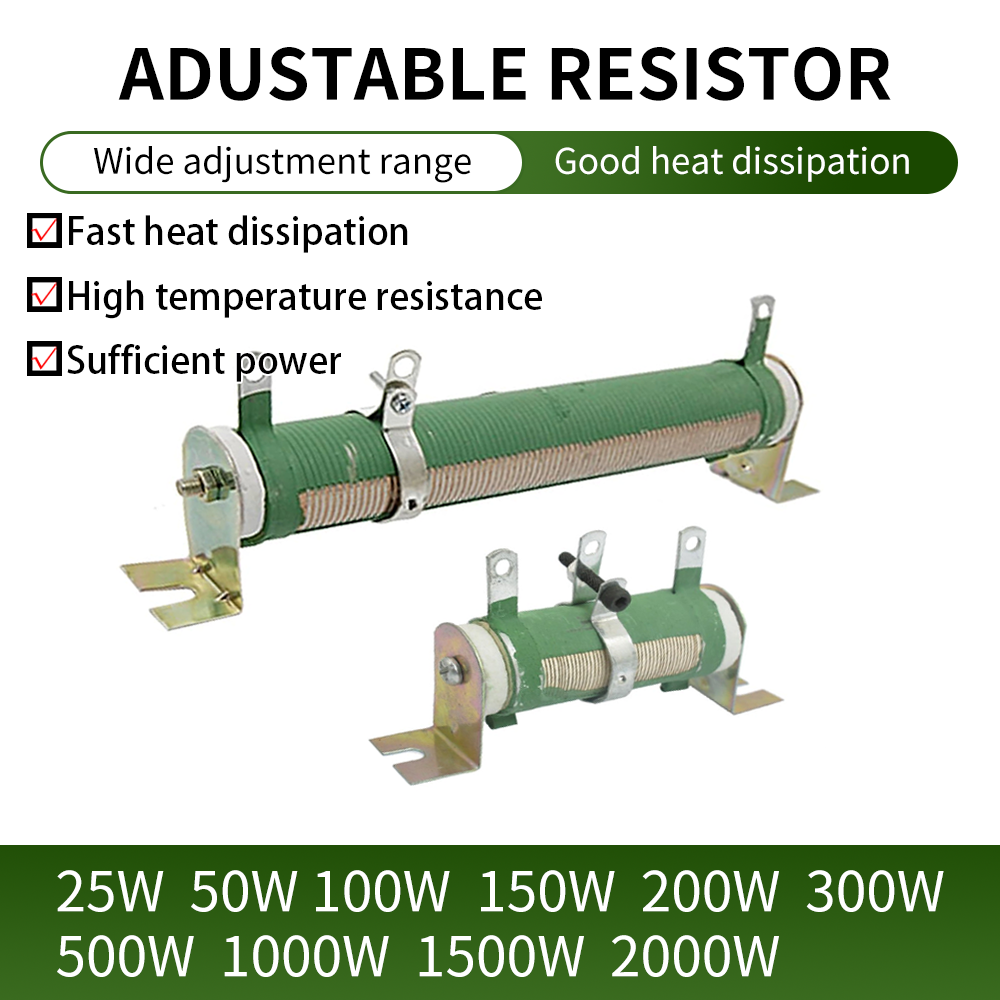 High-Power Adjustable Ceramic Wirewound Sliding Resistor